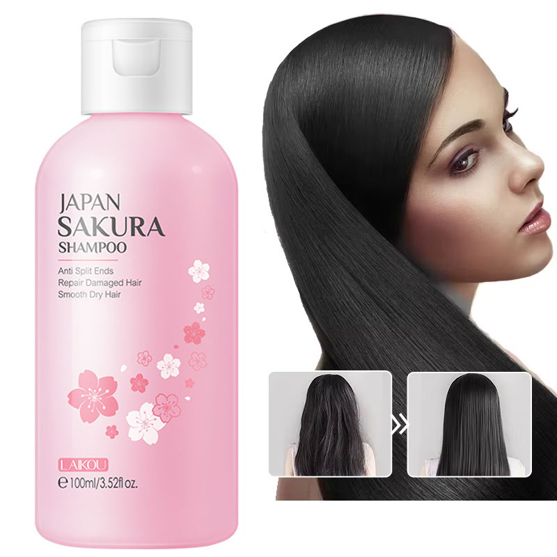 Hair Care Dandruff - Laikou Japan Sakura Shampoo Reparatie Beschadigd