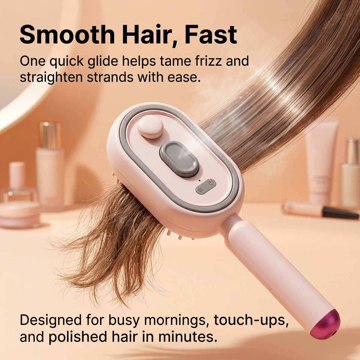 Hair Care Gift - Elektrische zelfreinigende haarborstel met luchtkussenspray, essentiële