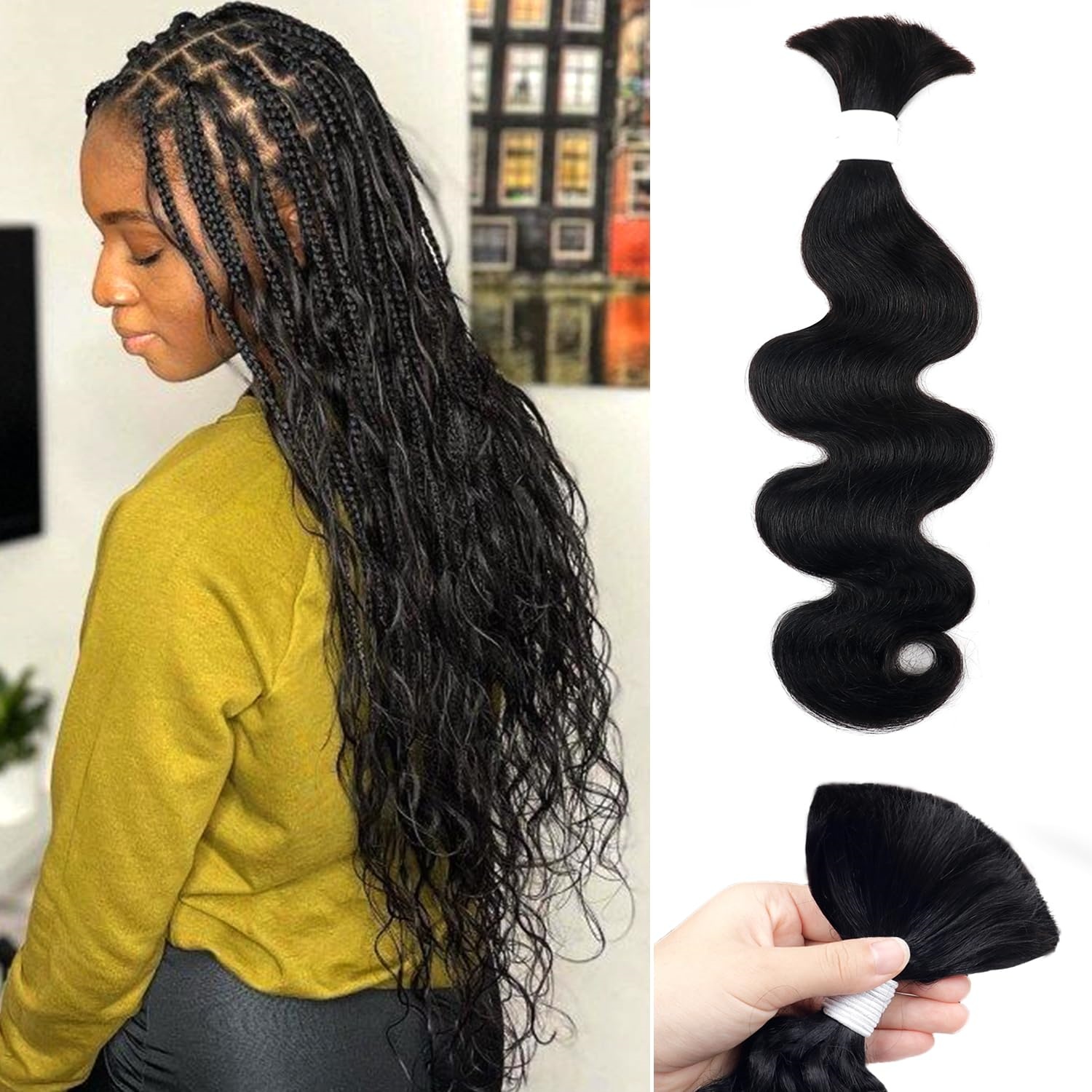 Hair Care Formulation - 24 inch body wave vlecht haar