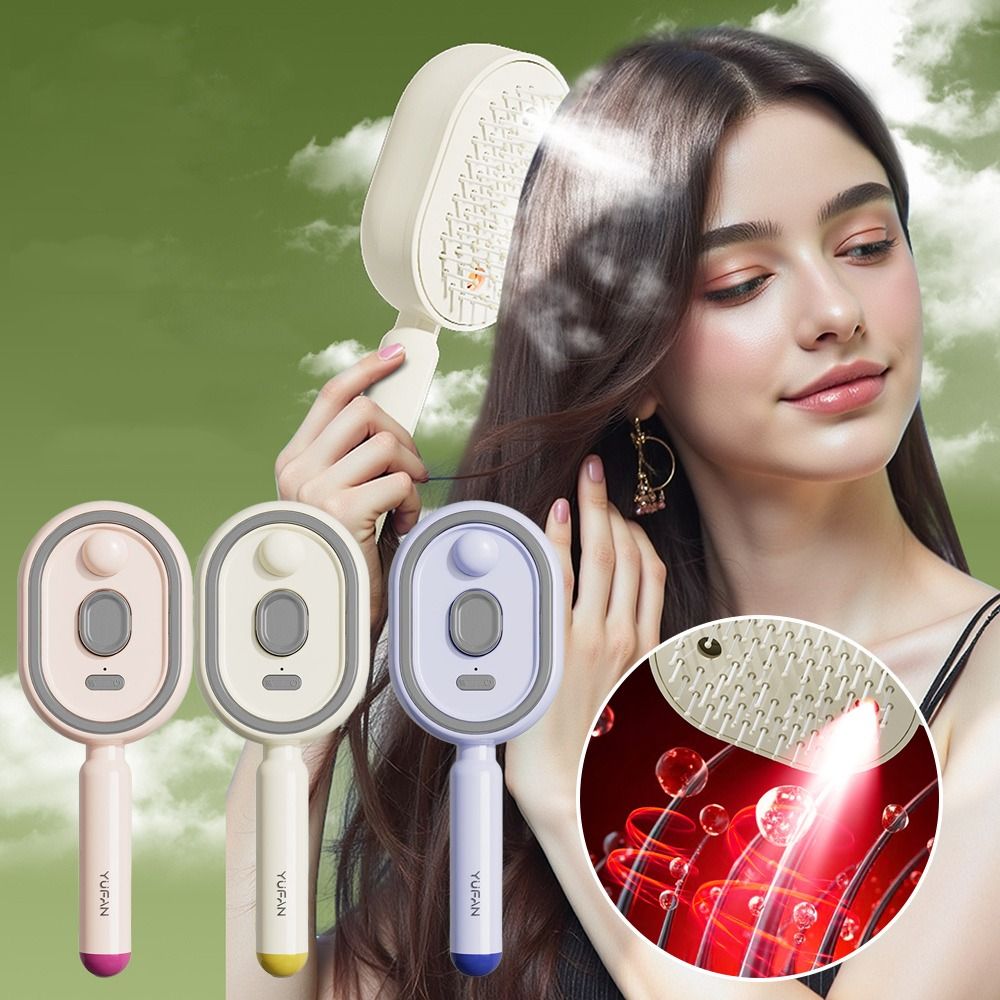 Hair Care Gift - Nieuwe elektrische haarverzorgingsspray massagekam antistatische zelfreinigende