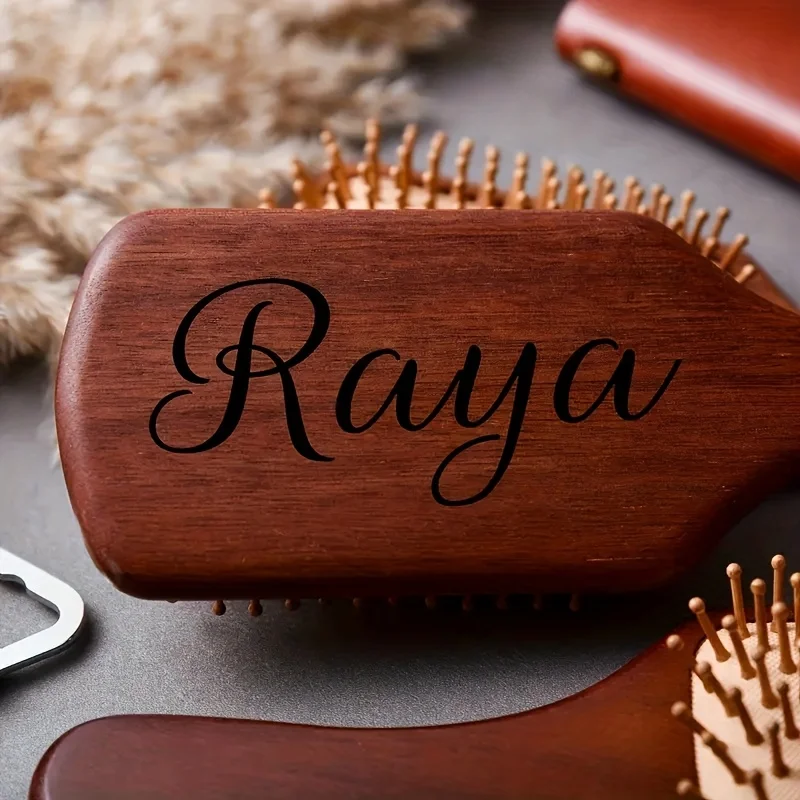 Gegraveerde naam sandelhout ha - Hair Care Gift recensie en prijs
