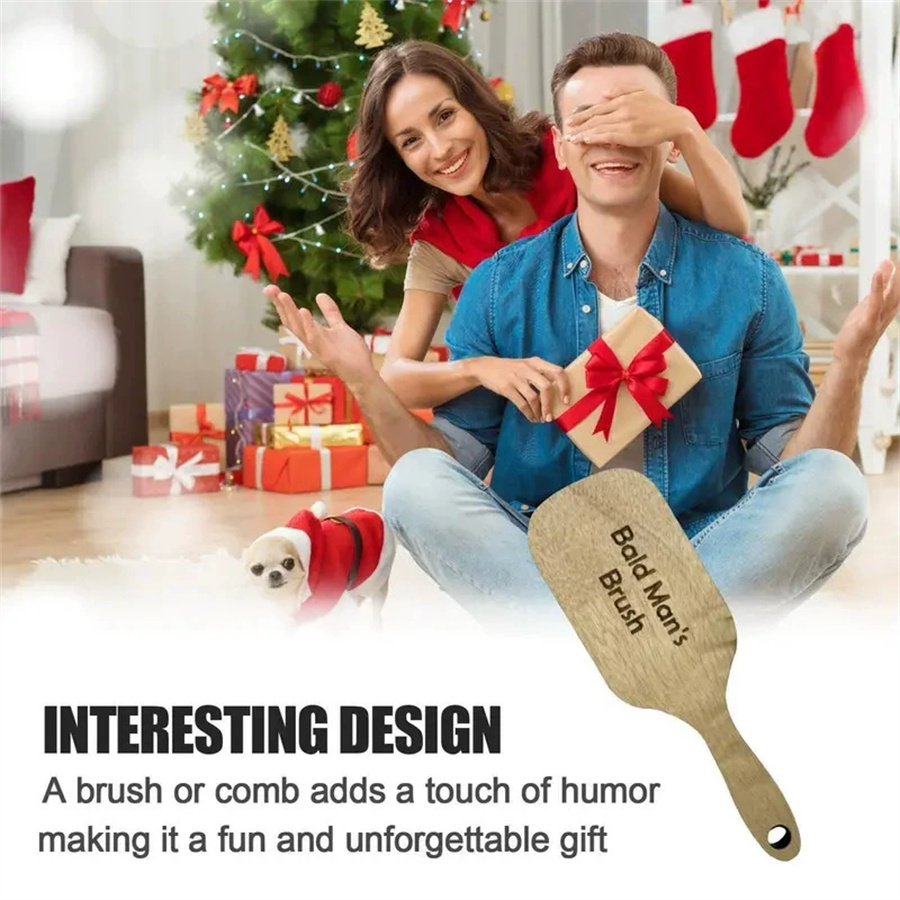 Houten kam voor kale mannen Gr - Hair Care Gift recensie en prijs