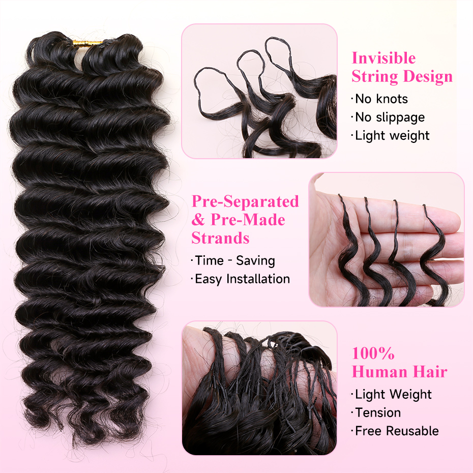 Deep Wave Feather Crochet Haar - Hair Care Formulation recensie en prijs