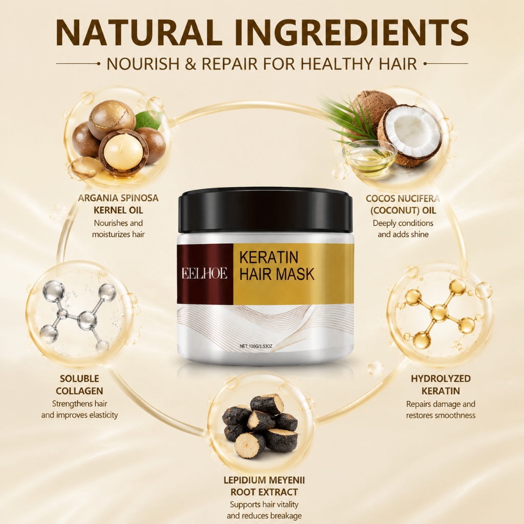 Keratine Haarmasker Argan Koko - Hair Care Hair Mask recensie en prijs