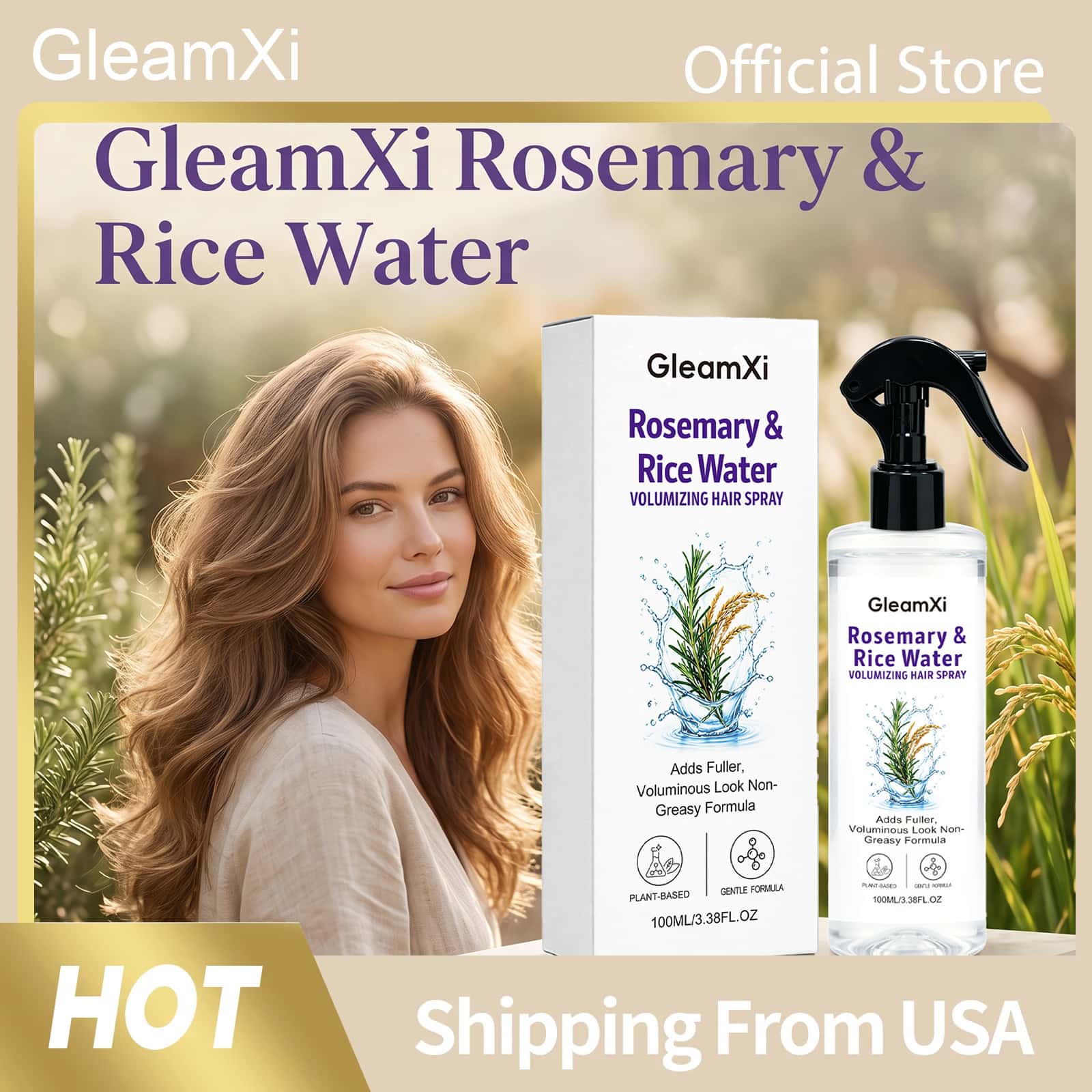GleamXi Rozemarijn Rijstwater  - Hair Care With Rice Water recensie en prijs