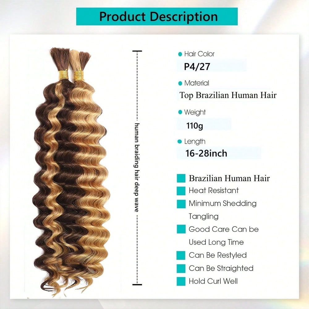 Mensenhaar voor vlechten 18 in - Hair Care Formulation recensie en prijs